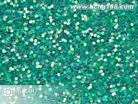 HC-5#圆幻彩绿金葱粉